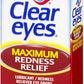 Clear Eyes Lubricant Maximum Strength Redness Relief Eye Drops 15mL FREE EXPRESS