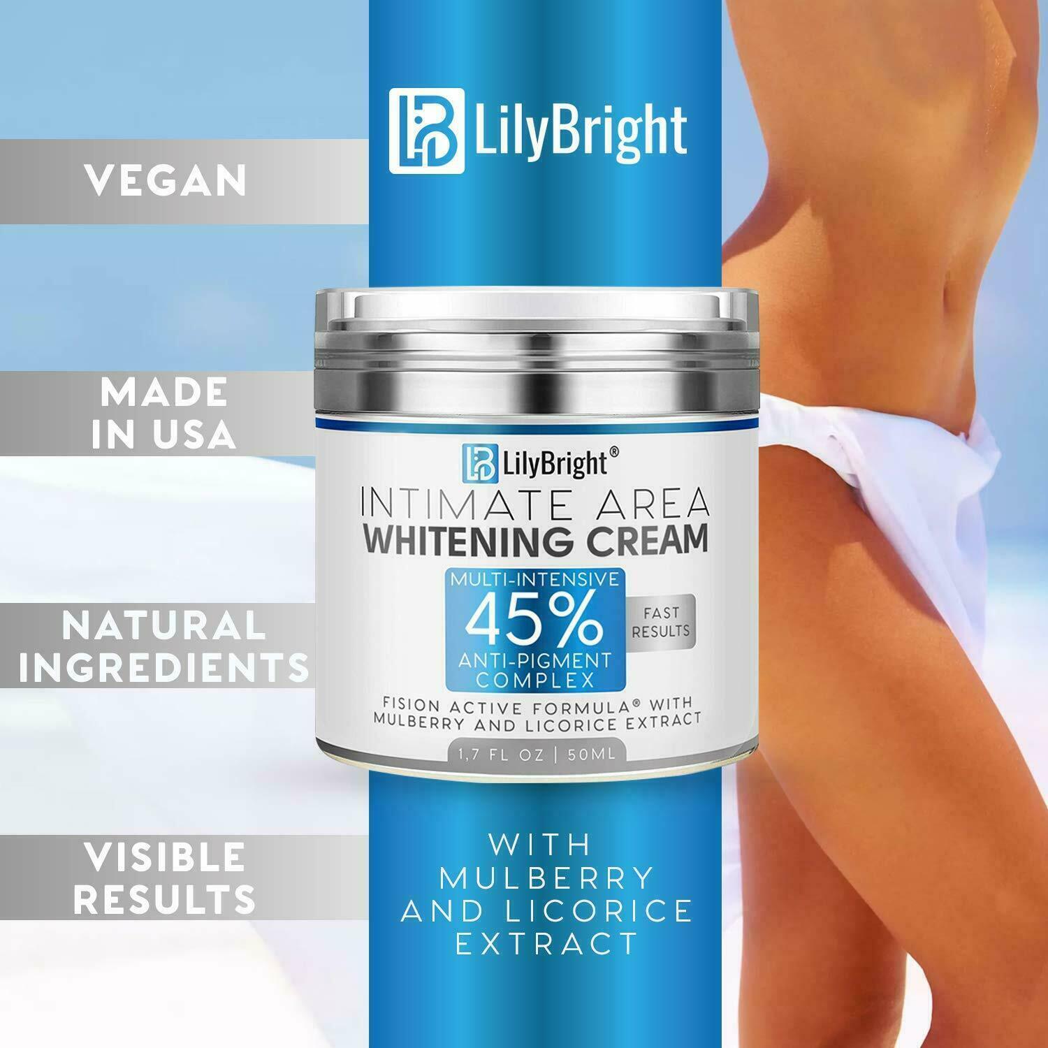 LilyBright Intimate Area Skin Whitening Cream Intensive 45