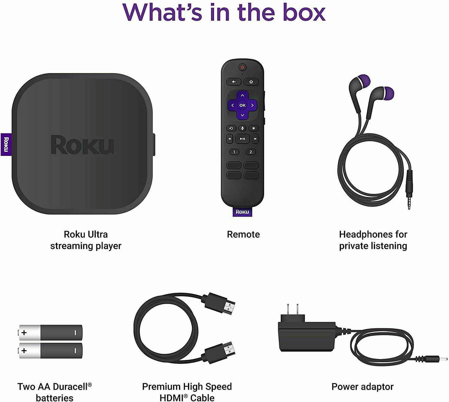 2020 Roku Ultra 4800R UHD HDR Player for NETFLIX PLEX AMAZON PRIME VIDEO DISNEY+