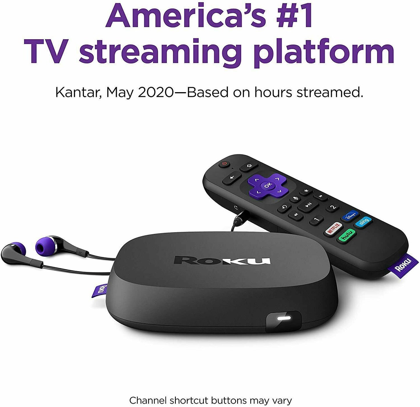 2020 Roku Ultra 4800R UHD HDR Player for NETFLIX PLEX AMAZON PRIME VIDEO DISNEY+